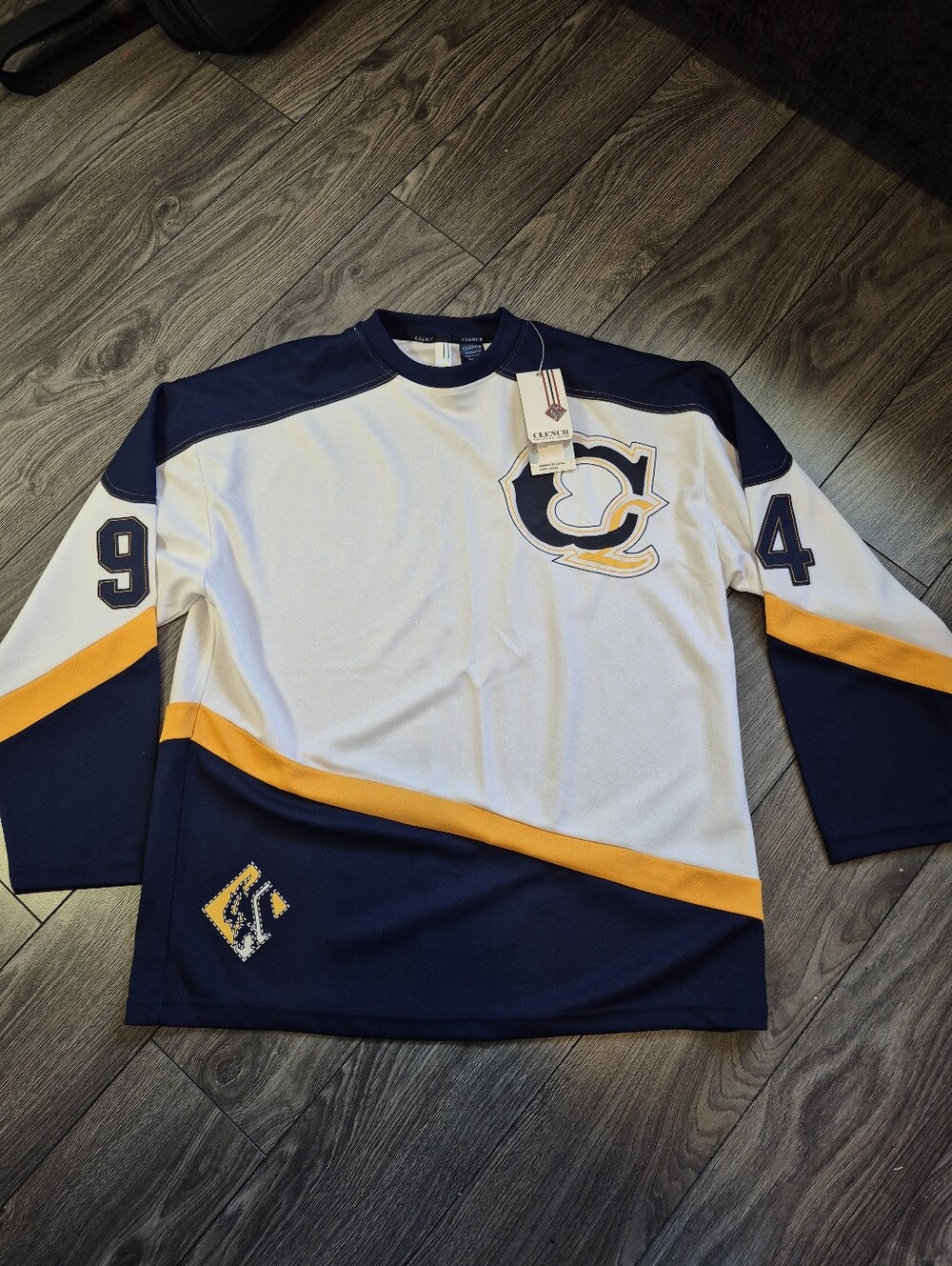 Vintage Clench Apparel Sportswear Jersey Y2k